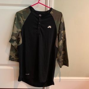 NIKE SB DRI-FIT CAMO SHIRT